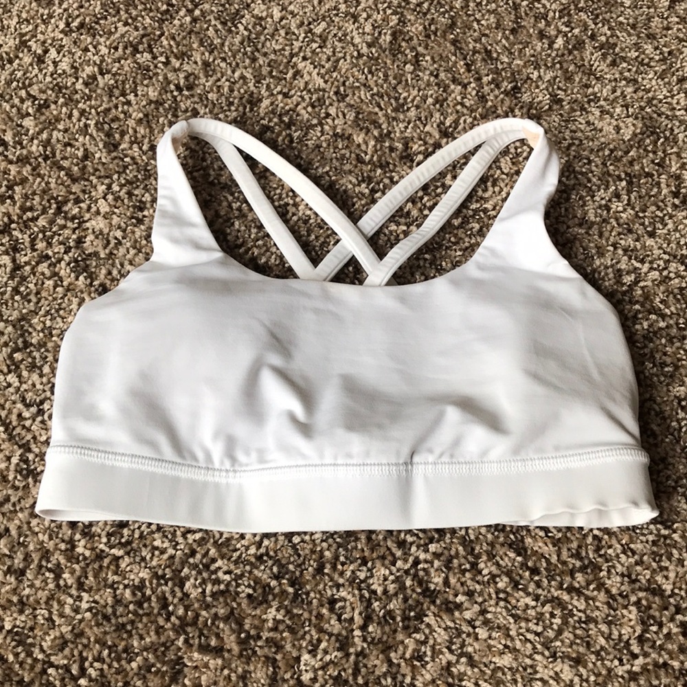 Lululemon Energy Bra White size 6